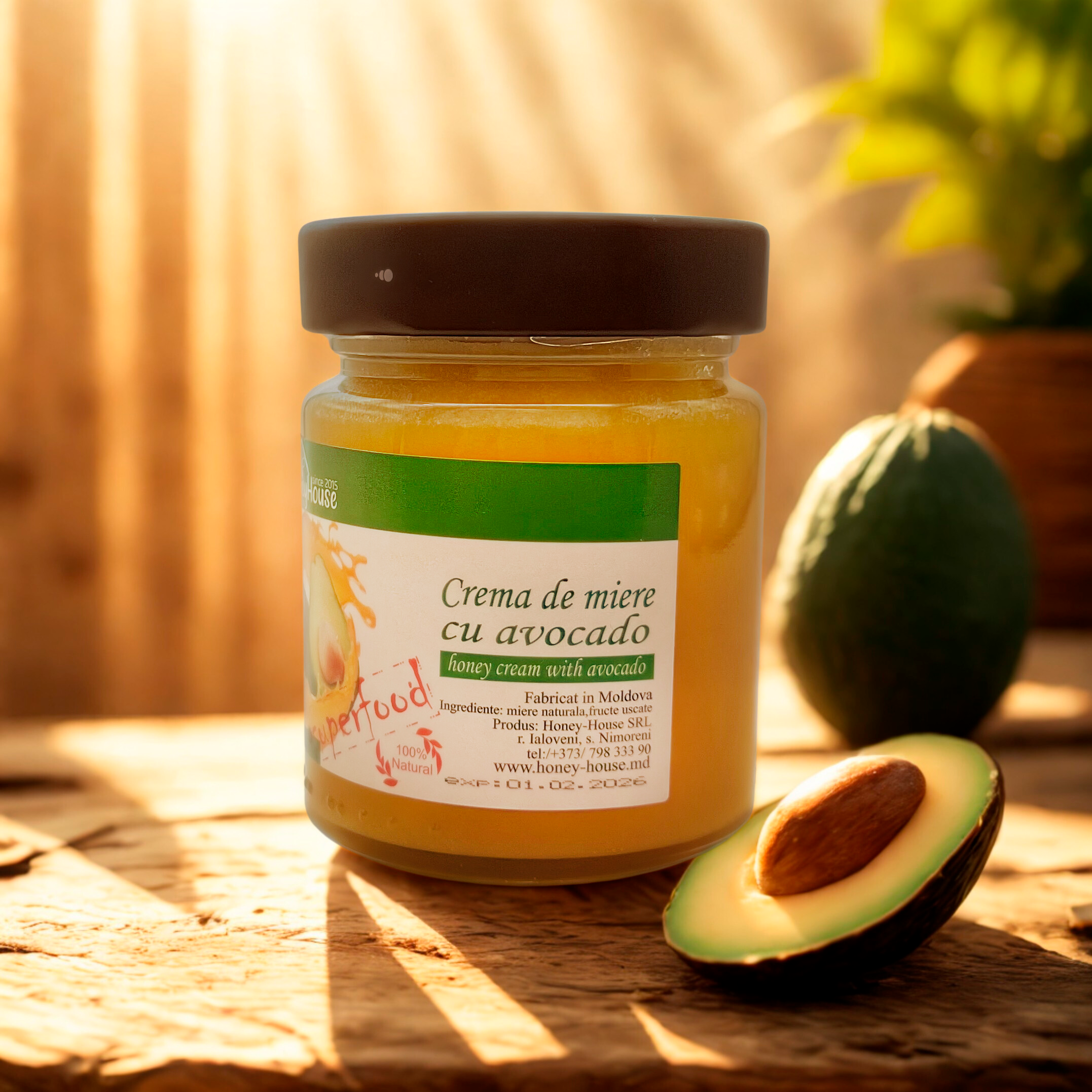 Crema de miere cu avocado  250 g