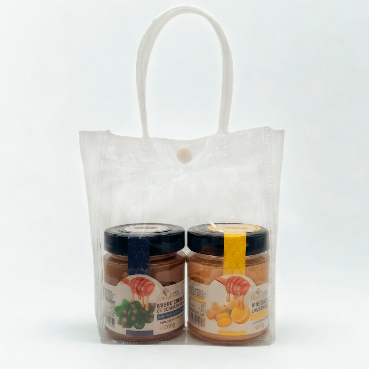 Honey Cream Set – Lemon &amp; Ginger + Currants, 2x250g