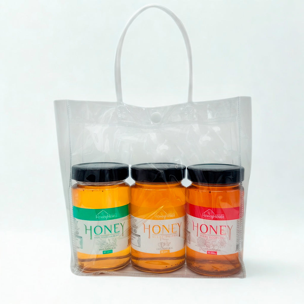 Natural Honey Set – 3 x 380g