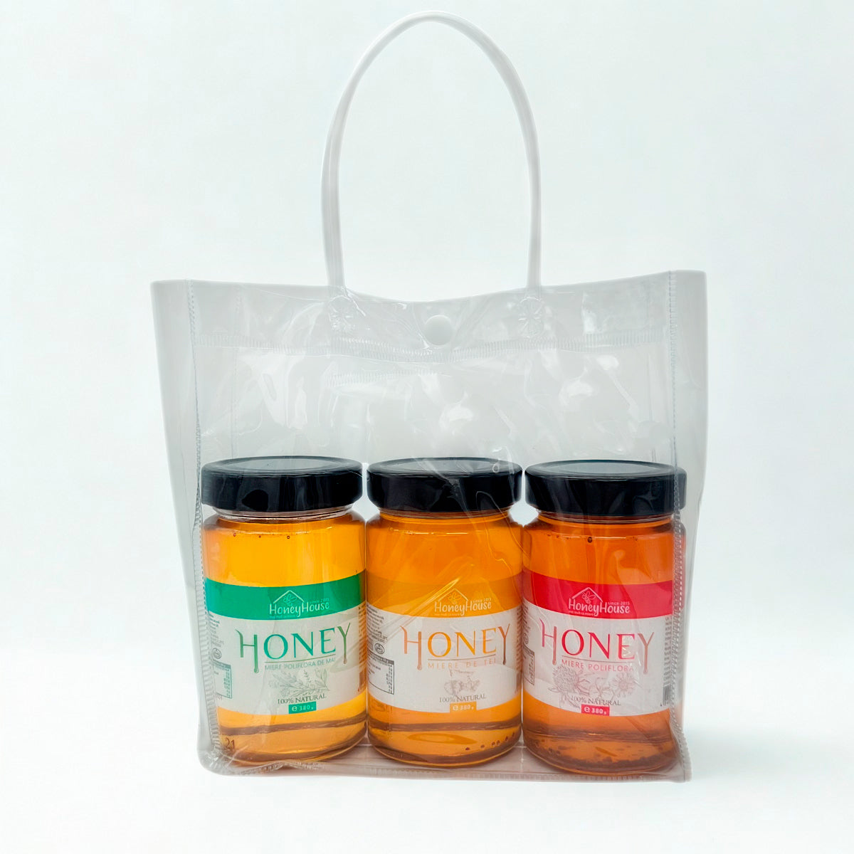 Natural Honey Set – 3 x 380g