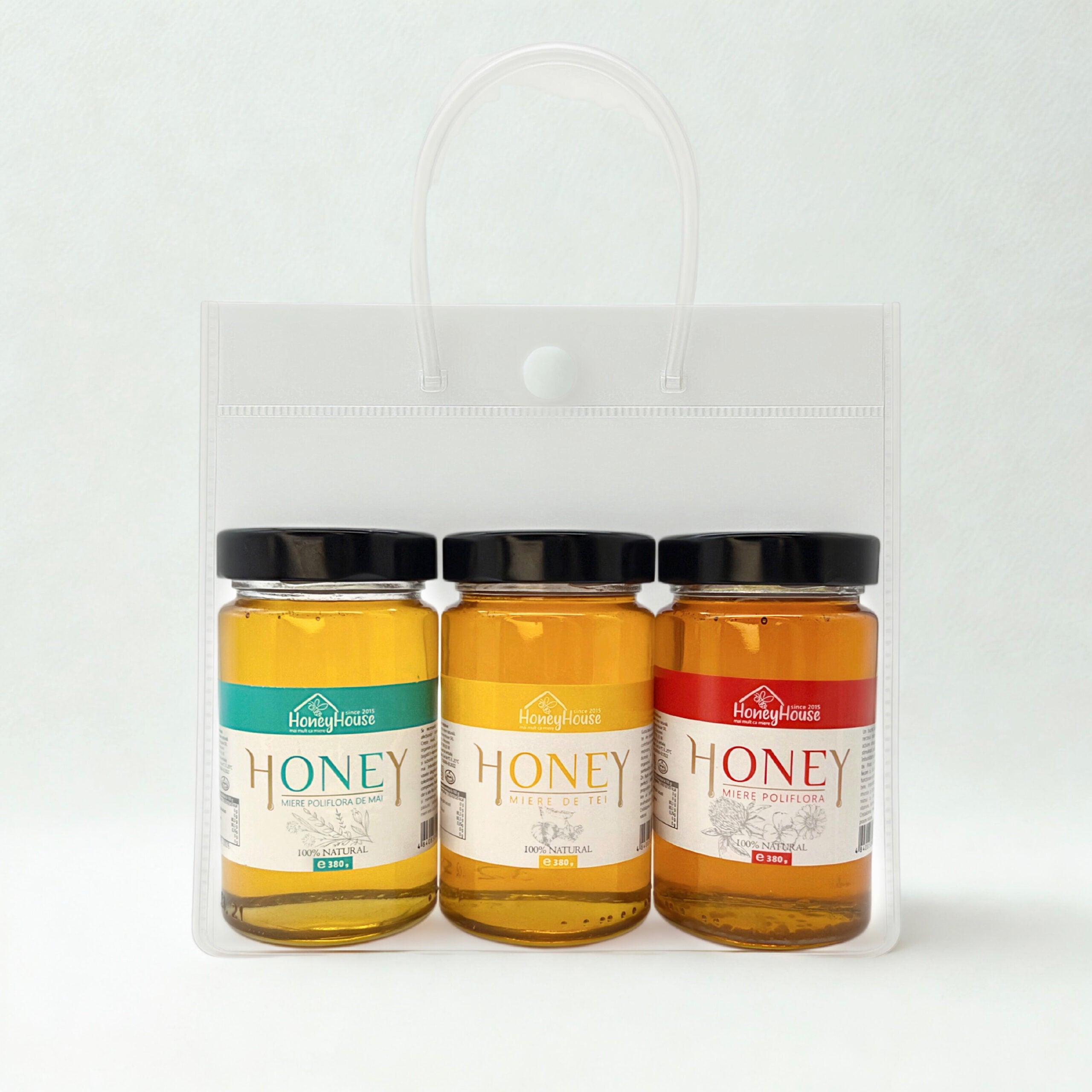 Natural Honey Set – 3 x 380g