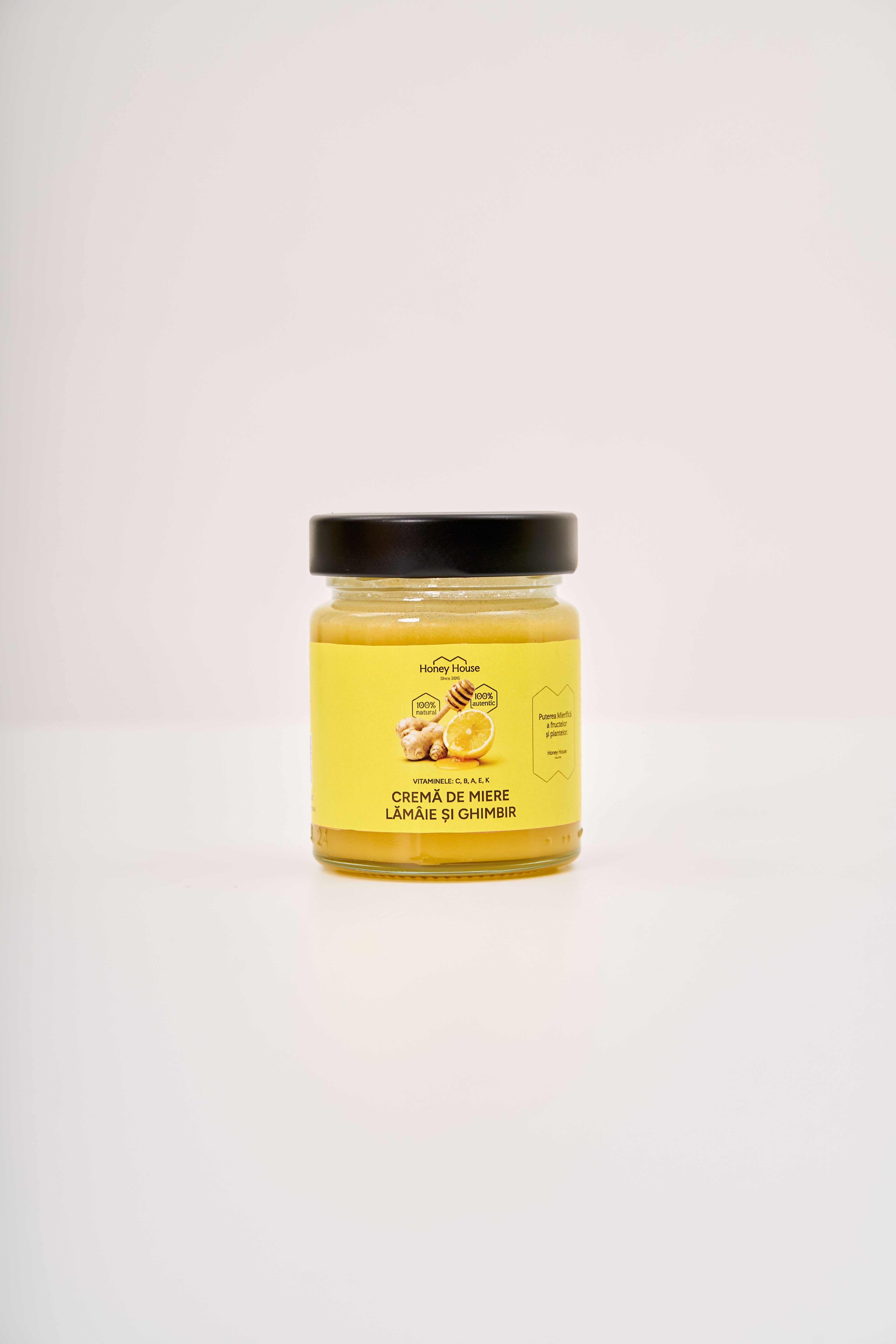 Crema de miere cu lamaie si ghimbir 250 g