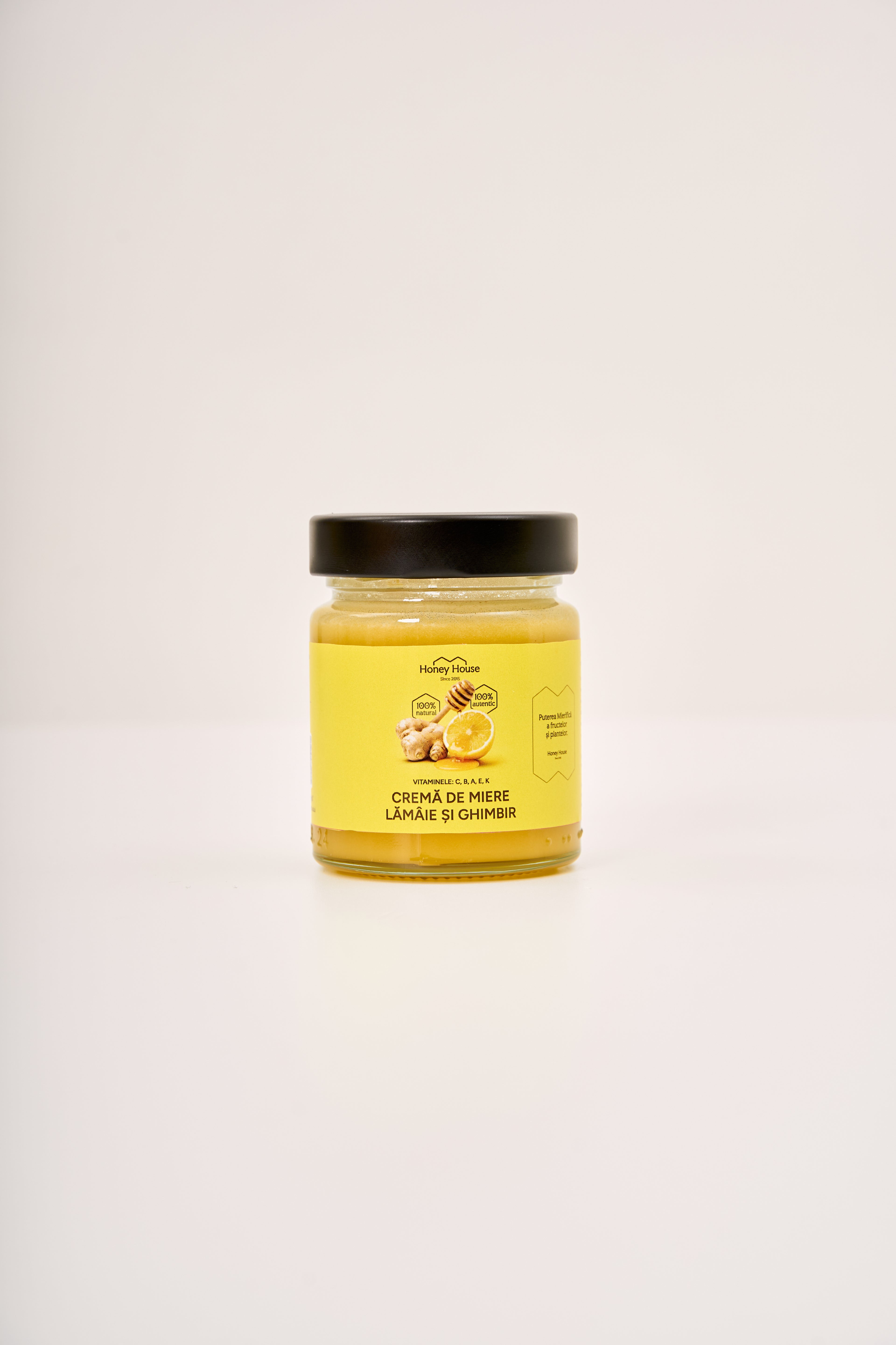 Crema de miere cu lamaie si ghimbir 250 g