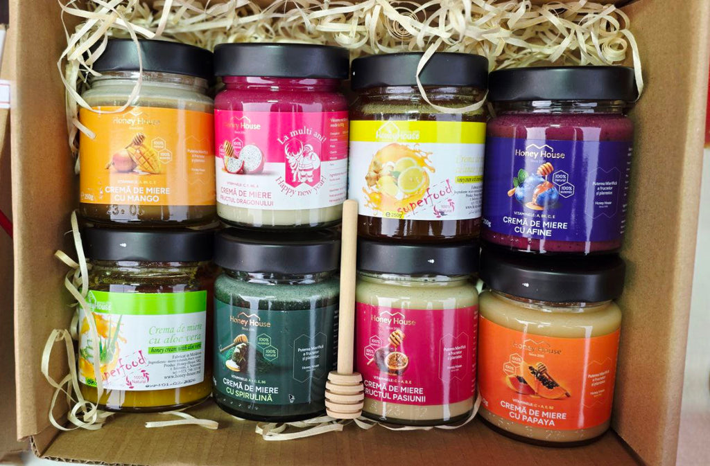 Setul Cadou 8 gusturi + linguriță