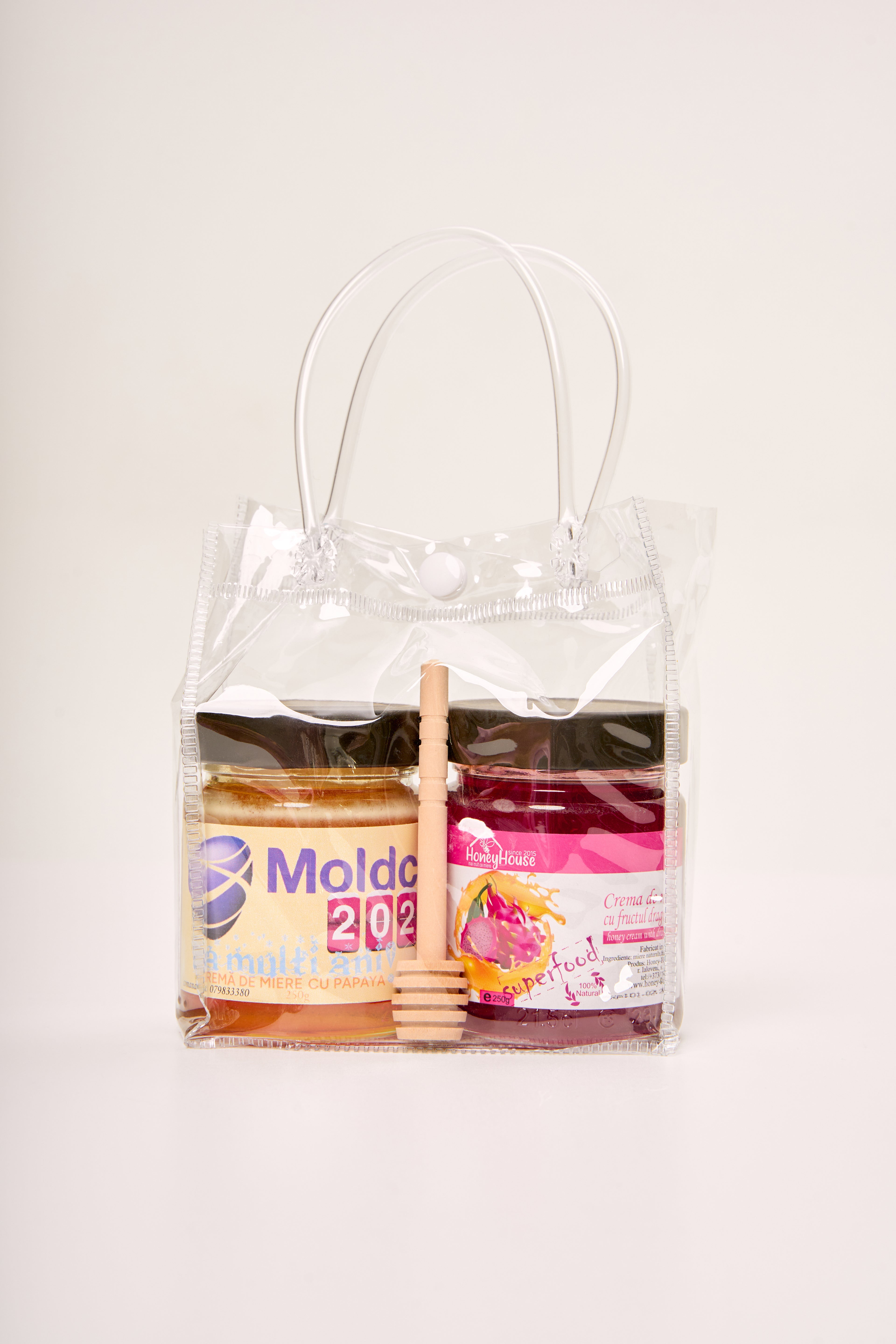 Set 2 gusturi Miere si crema de miere Fructul Pasiunii