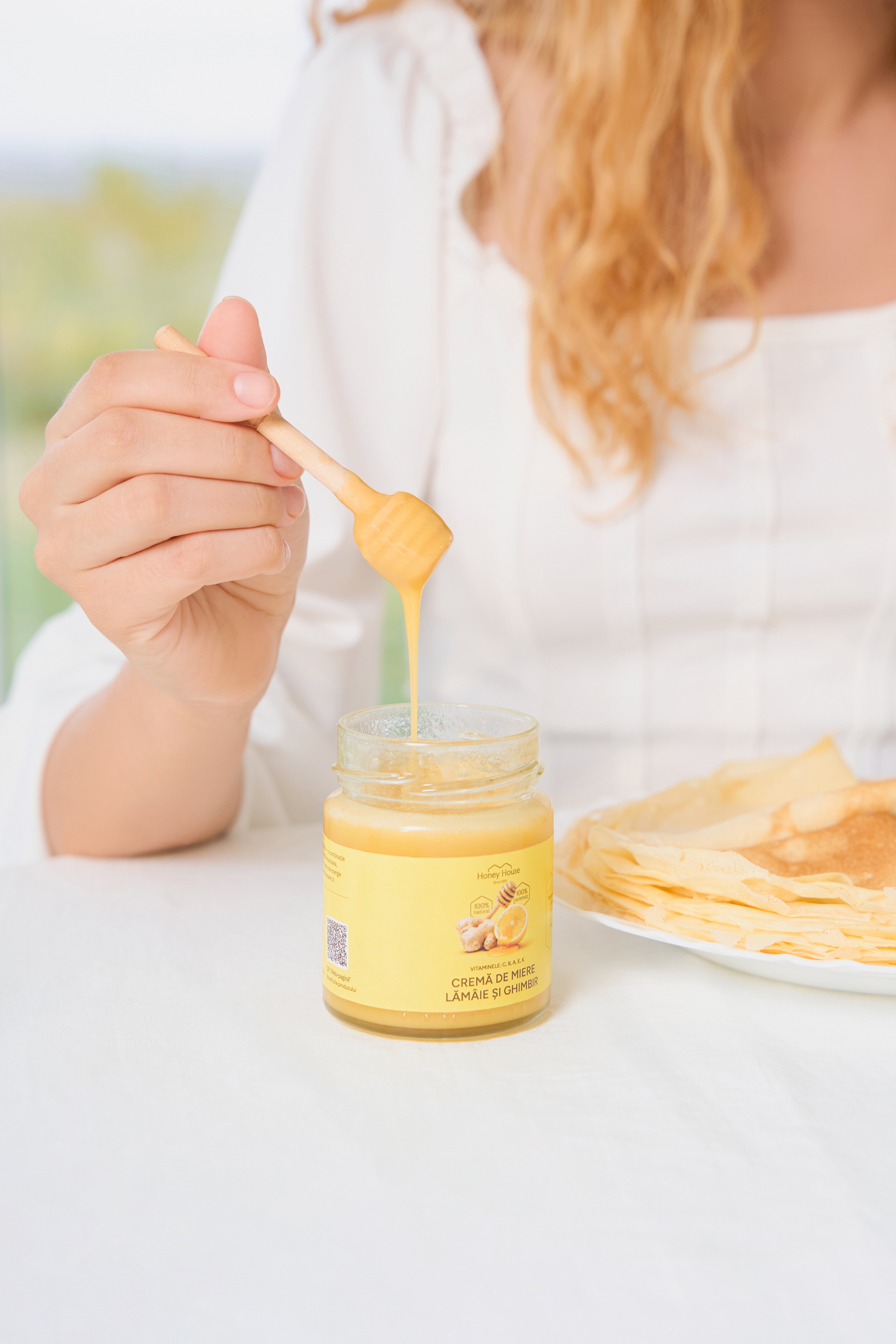 Crema de miere cu lamaie si ghimbir 250 g