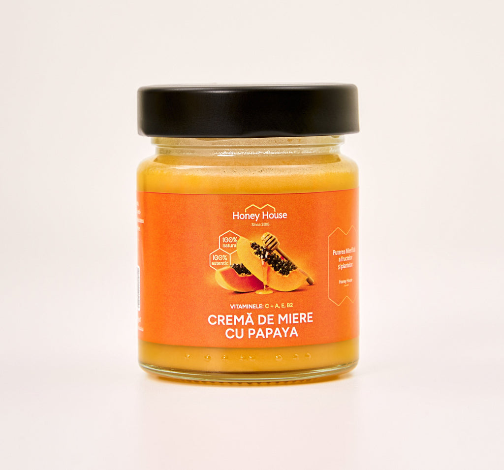 Crema de miere cu papaya 250 g