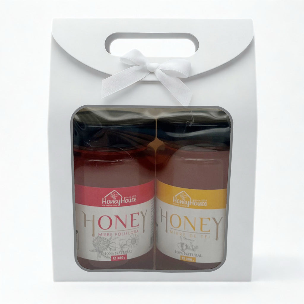 Natural Honey Set – Linden &amp; Poliflora, 2x380g