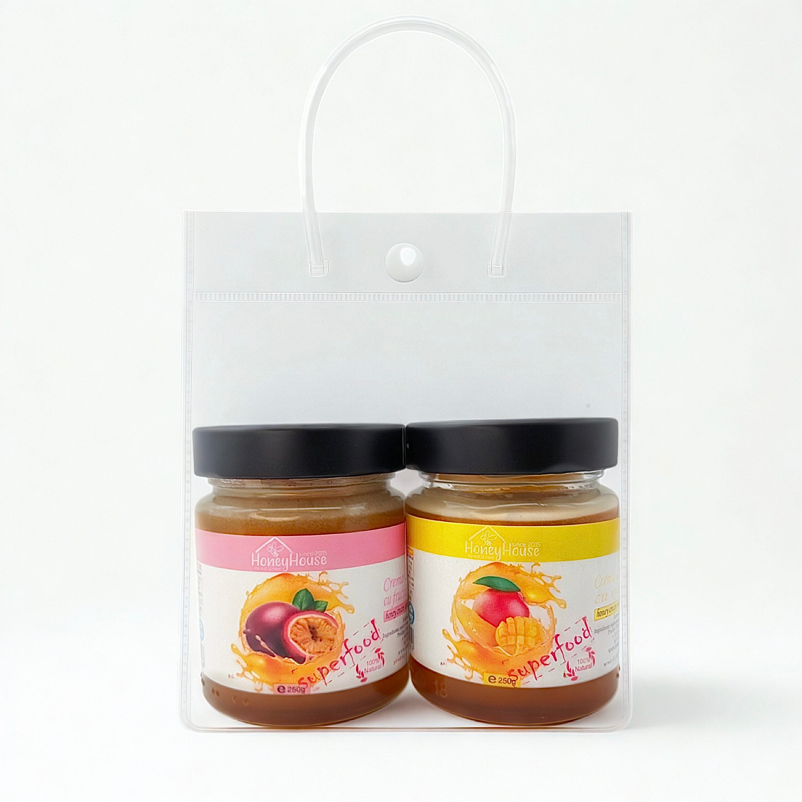 Honey Cream Set – Passion Fruit &amp; Mango, 2x250g