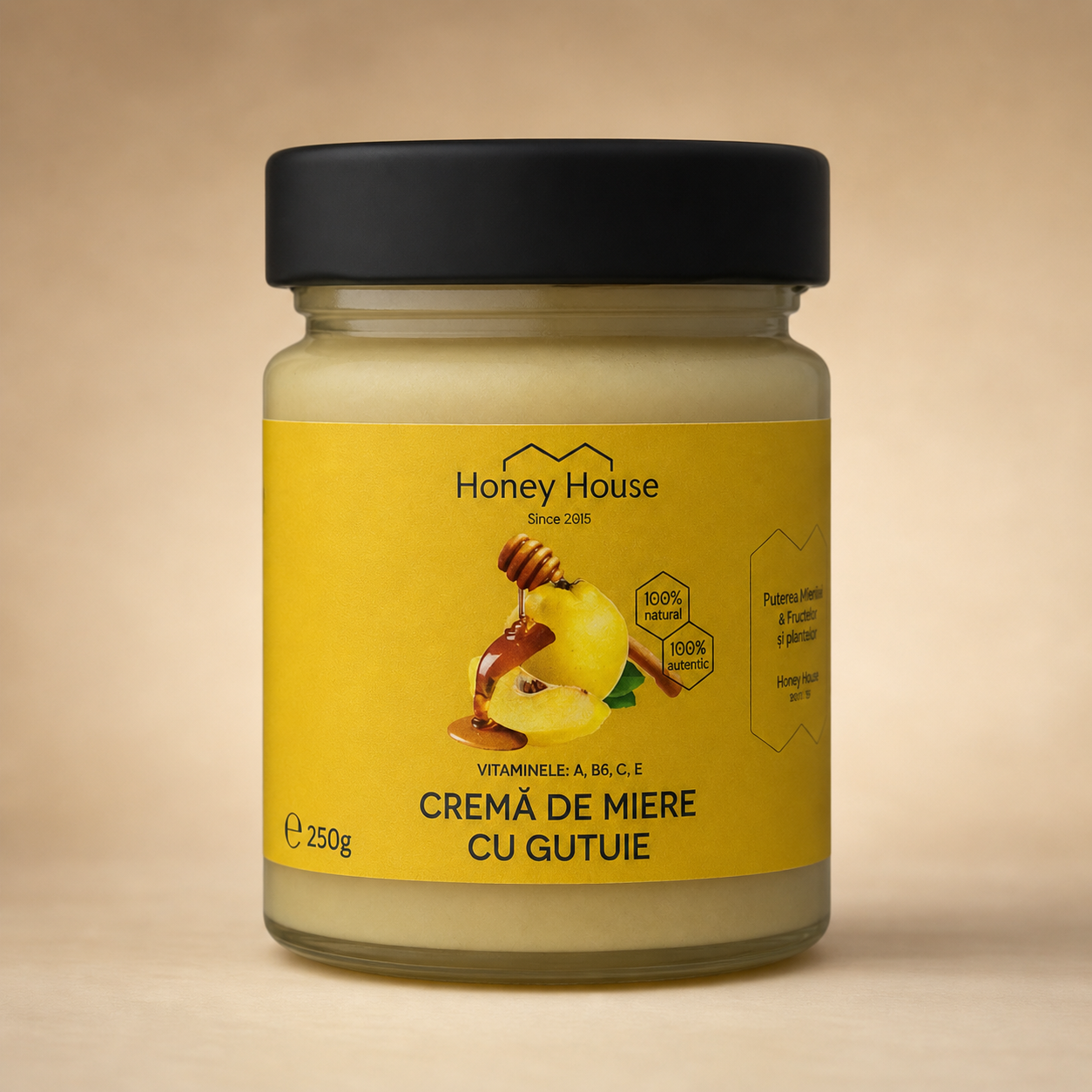 Crema de miere cu Gutuie 250g