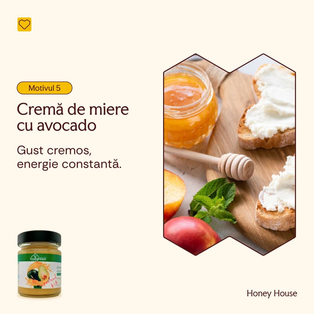 Crema de miere cu avocado  250 g
